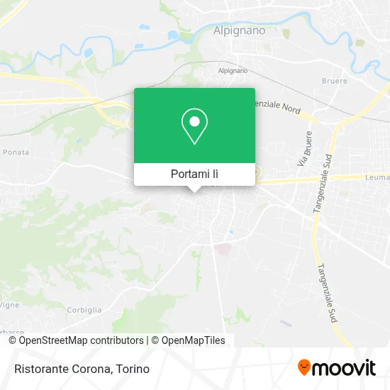 Mappa Ristorante Corona