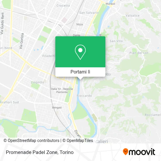 Mappa Promenade Padel Zone