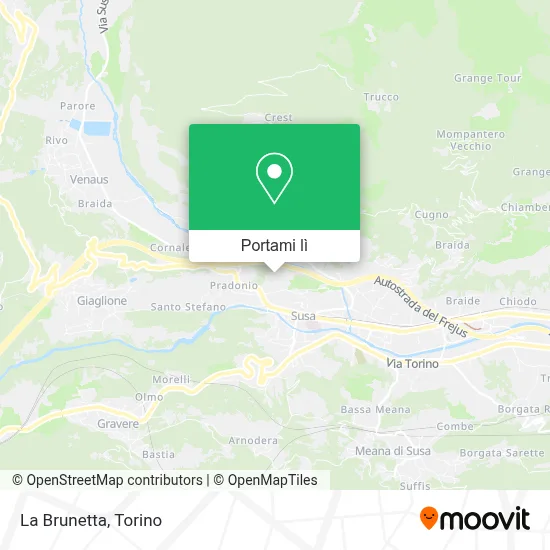 Mappa La Brunetta