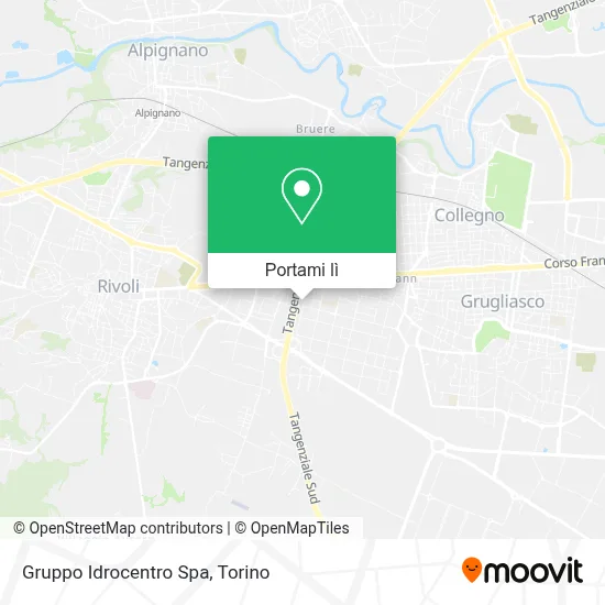 Mappa Gruppo Idrocentro Spa