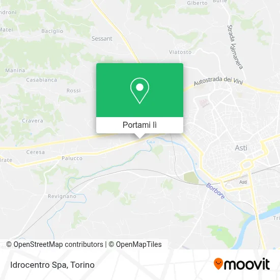 Mappa Idrocentro Spa