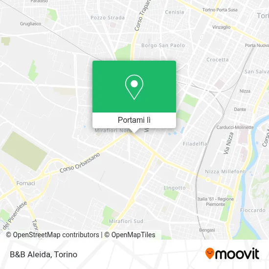 Mappa B&B Aleida