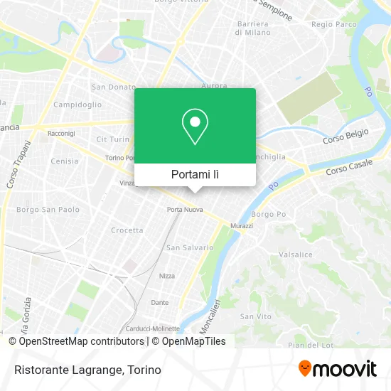 Mappa Ristorante Lagrange