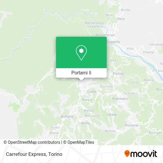 Mappa Carrefour Express
