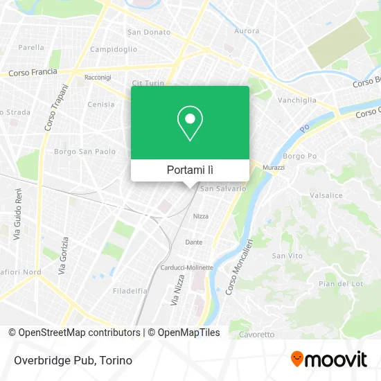Mappa Overbridge Pub