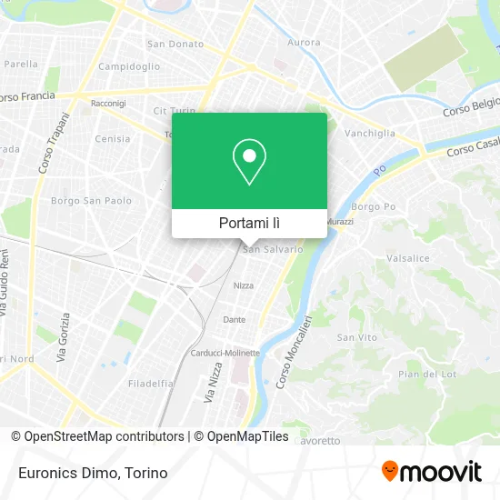 Mappa Euronics Dimo