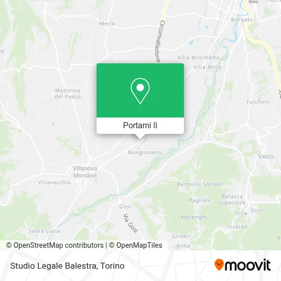 Mappa Studio Legale Balestra