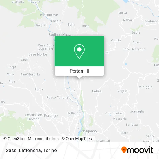 Mappa Sassi Lattoneria
