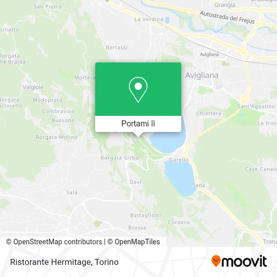 Mappa Ristorante Hermitage