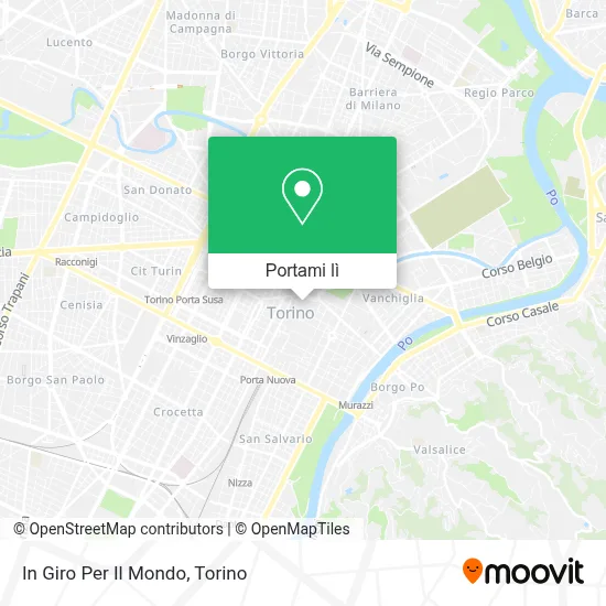 Mappa In Giro Per Il Mondo