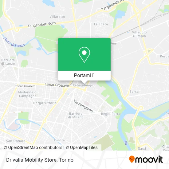 Mappa Drivalia Mobility Store
