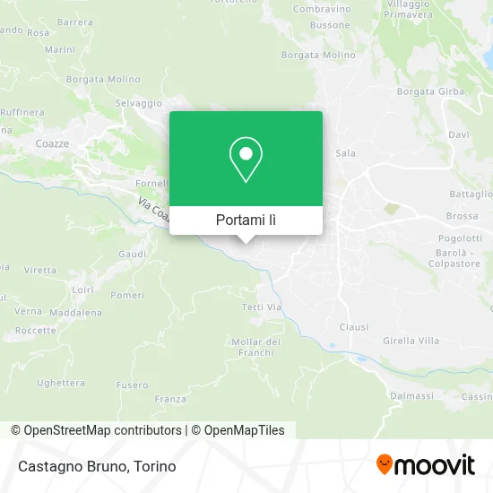 Mappa Castagno Bruno