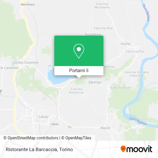Mappa Ristorante La Barcaccia