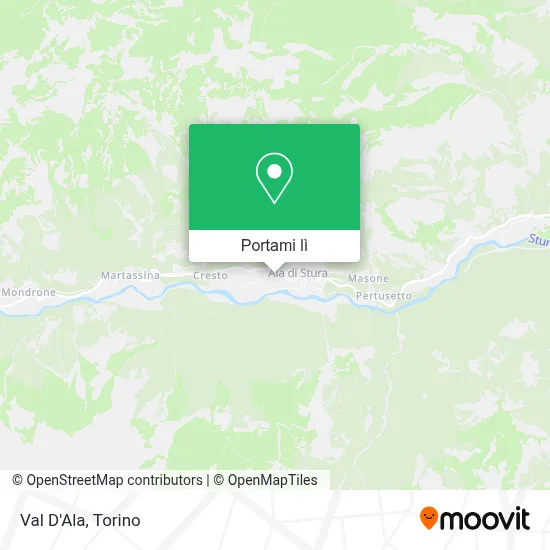 Mappa Val D'Ala