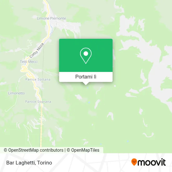 Mappa Bar Laghetti