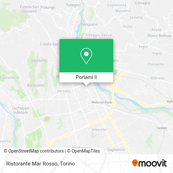 Mappa Ristorante Mar Rosso