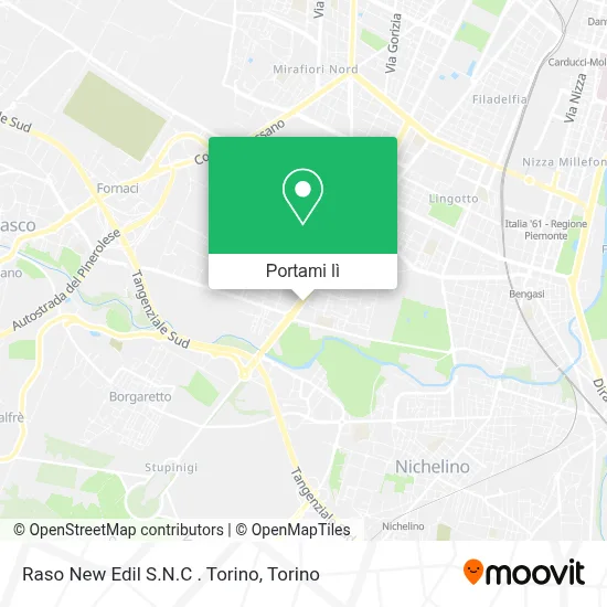 Mappa Raso New Edil S.N.C . Torino