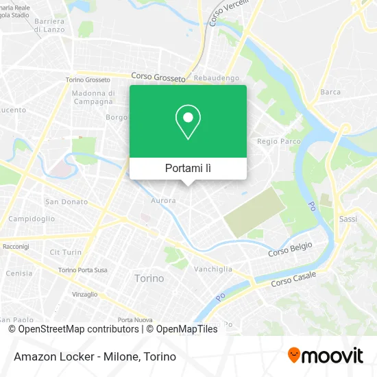 Mappa Amazon Locker - Milone