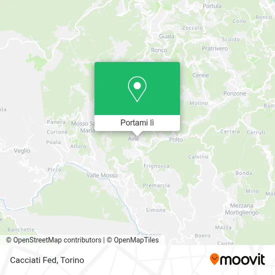 Mappa Cacciati Fed