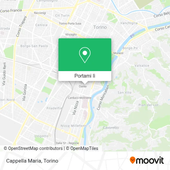 Mappa Cappella Maria