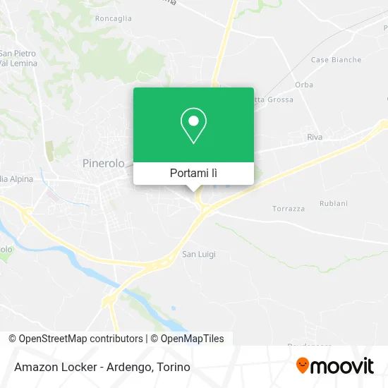 Mappa Amazon Locker - Ardengo