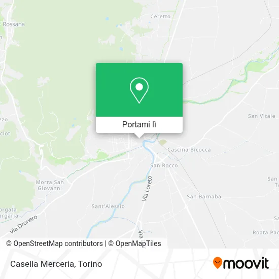 Mappa Casella Merceria