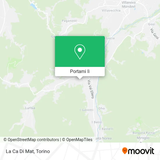 Mappa La Ca Di Mat