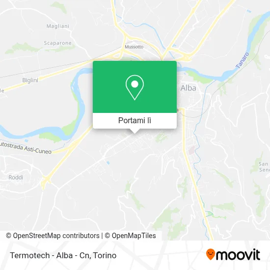 Mappa Termotech - Alba - Cn