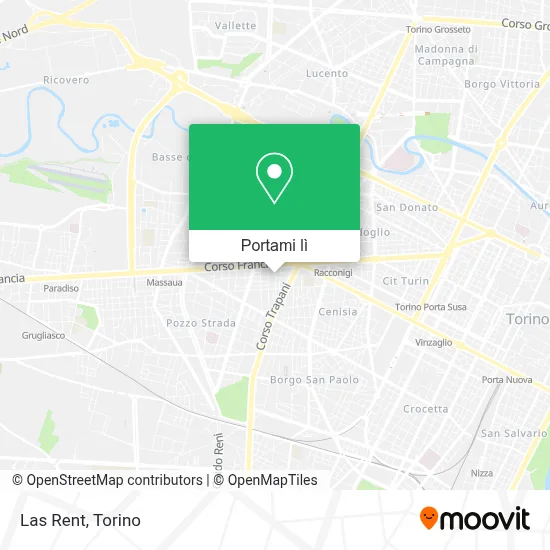 Mappa Las Rent