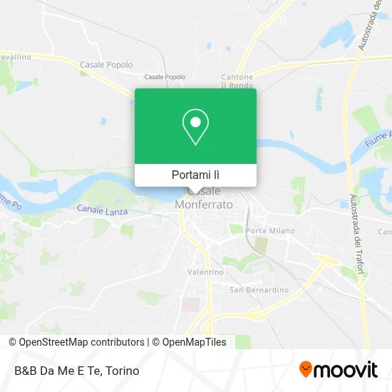 Mappa B&B Da Me E Te
