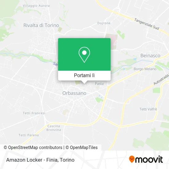 Mappa Amazon Locker - Finia