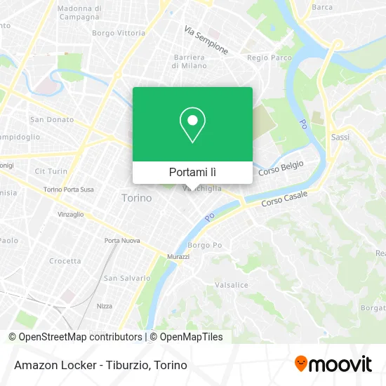 Mappa Amazon Locker - Tiburzio