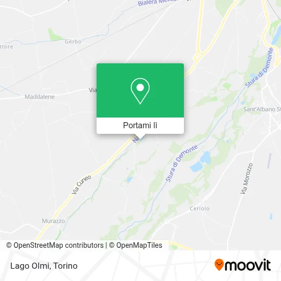 Mappa Lago Olmi