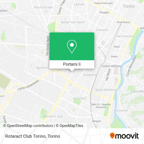 Mappa Rotaract Club Torino