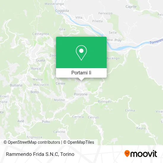 Mappa Rammendo Frida S.N.C