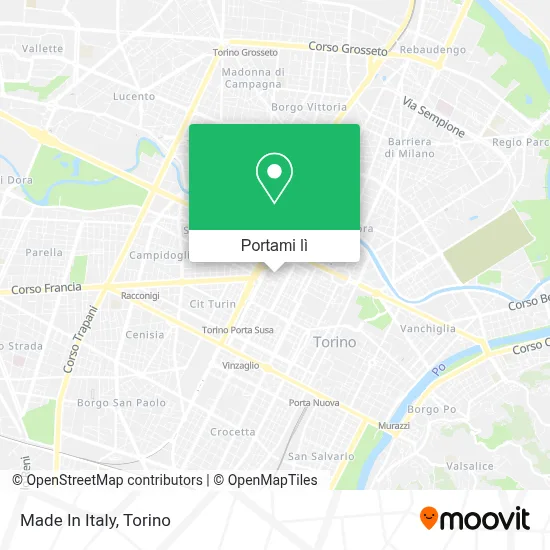 Mappa Made In Italy