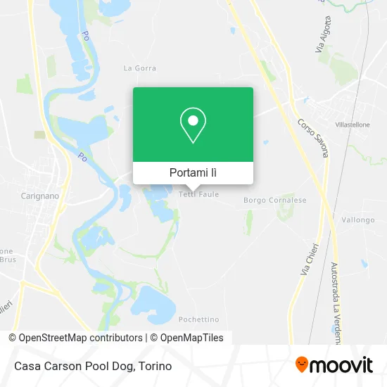 Mappa Casa Carson Pool Dog