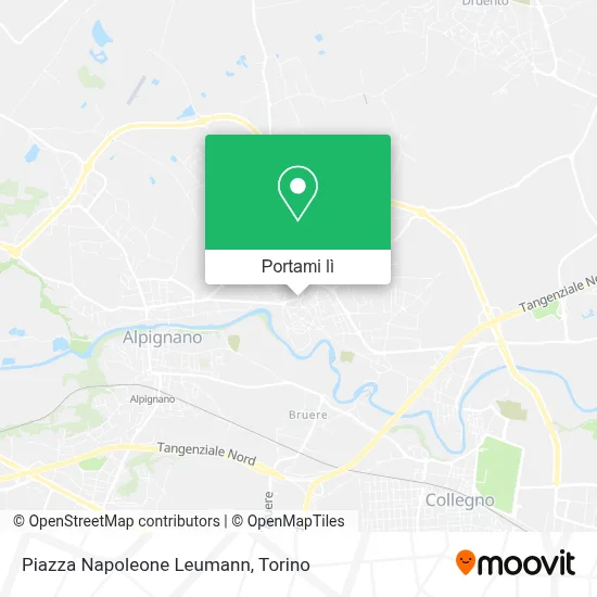 Mappa Piazza Napoleone Leumann