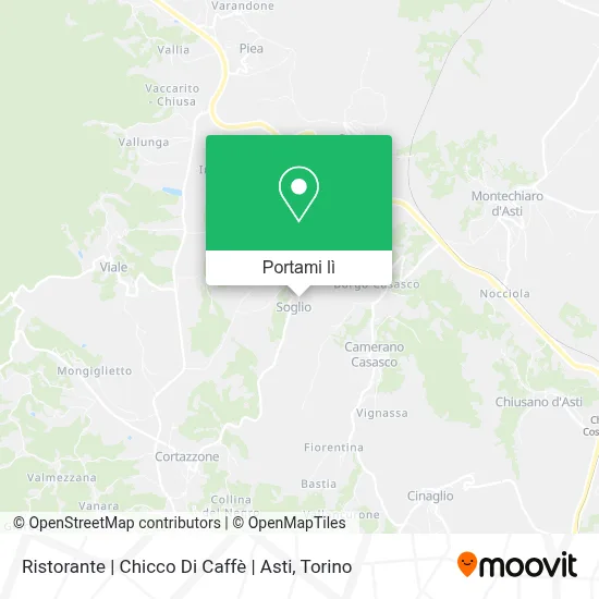 Mappa Ristorante | Chicco Di Caffè | Asti