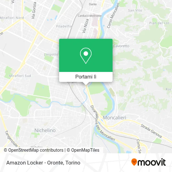 Mappa Amazon Locker - Oronte