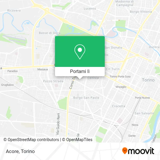 Mappa Acore