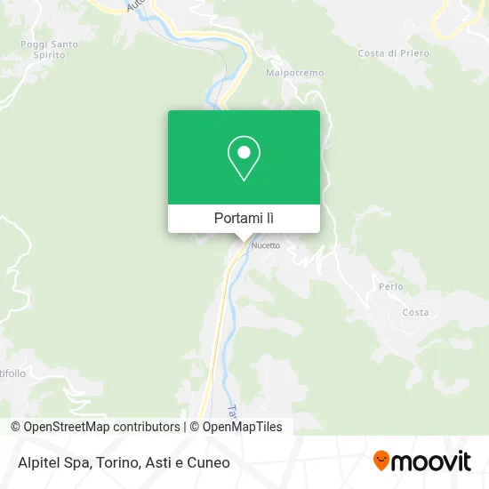 Mappa Alpitel Spa