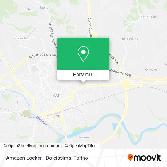 Mappa Amazon Locker - Dolcissima