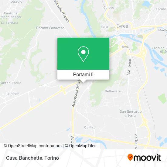 Mappa Casa Banchette