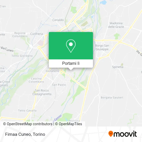 Mappa Fimaa Cuneo