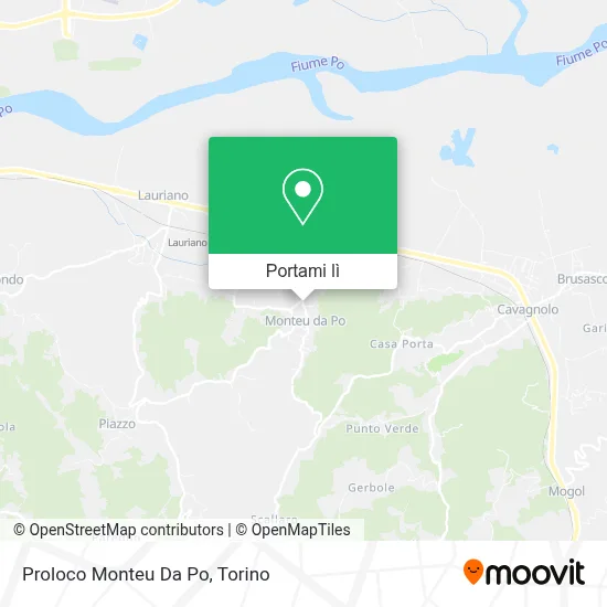 Mappa Proloco Monteu Da Po