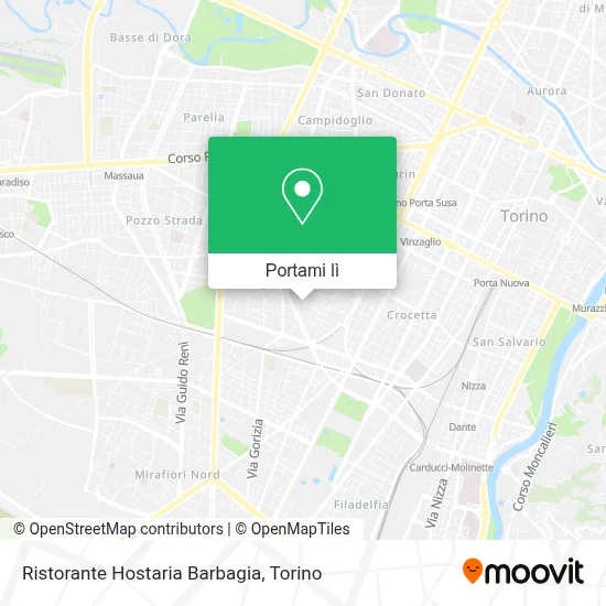 Mappa Ristorante Hostaria Barbagia