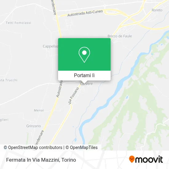 Mappa Fermata In Via Mazzini