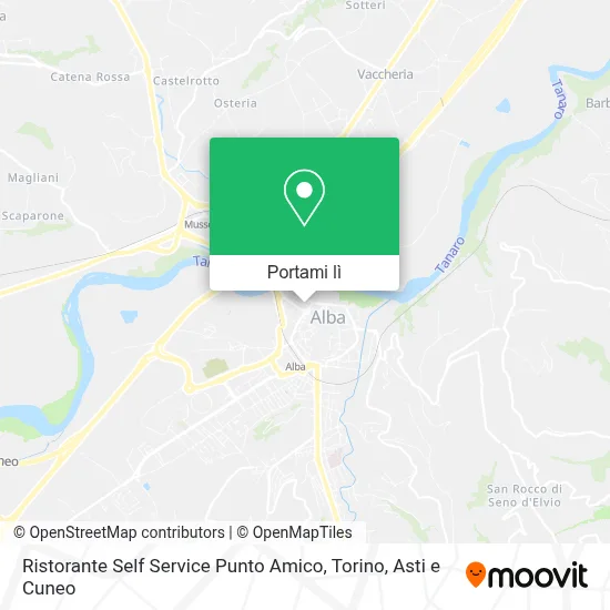 Mappa Ristorante Self Service Punto Amico