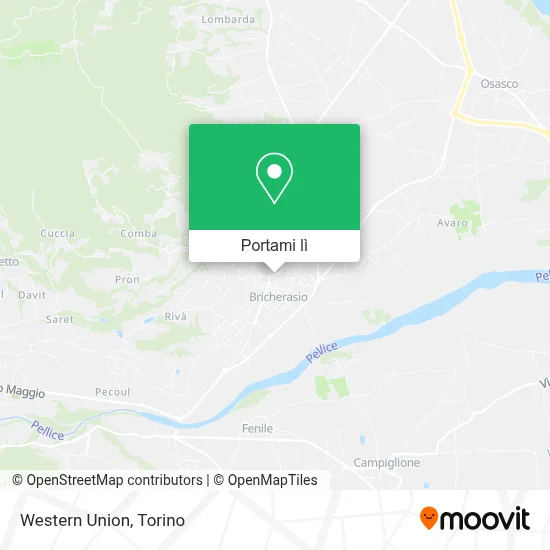 Mappa Western Union